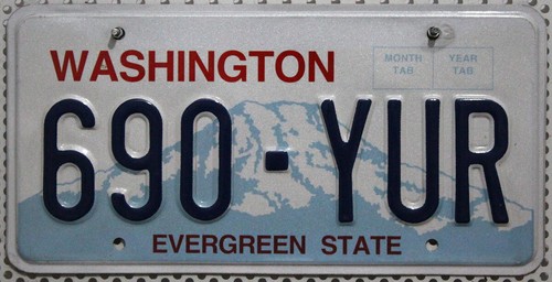 Washington nummernschild usa - washington,