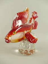 Glasfigur Fisch Skulptur