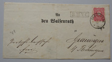 3165/ Briefvorderseite  Oebisfelde-Weferlingen B.M.V.C 1881