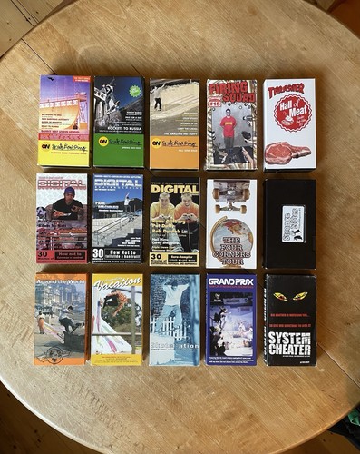 Vintage skateboard video vhs - skateboard,