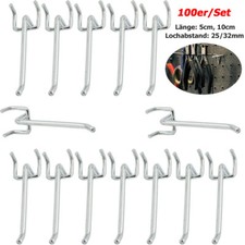 100 Stück Lochwandhaken