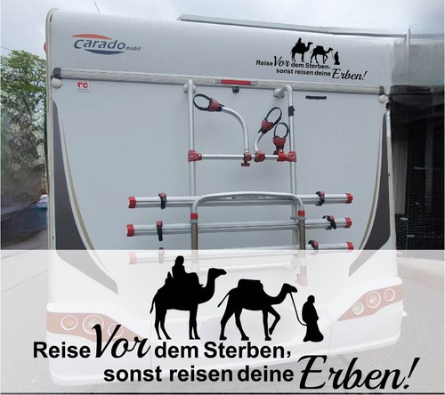 Aufkleber reise vor dem - aufkleber, "reise