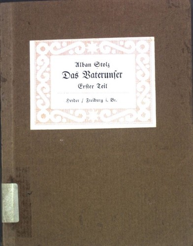 Das vaterunser erster - das,