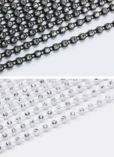 Strassband echte Strass Steine 1-reihig Kristall Band Dekoband Strassborte SB-14
