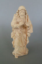 Kameltreiber Treiber Hirte für Krippenfiguren Größe 18 cm Holz natur Gelbstich