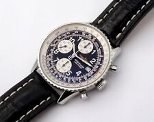 BREITLING OLD NAVITIMER KLASSIKER CHRONOMETER KROKOBAND REF.: A13322 PAPIERE/BOX