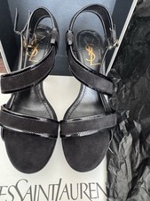 Saint Laurent YSL High Heels Highheels Naked KISS 75 ankle Wildleder Leder 38