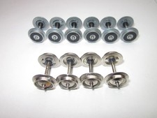 10x H0 Gleichstrom Radsatz mit
