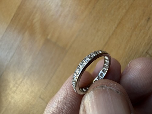 Memory ring 750 weißgold 24 - 750,
