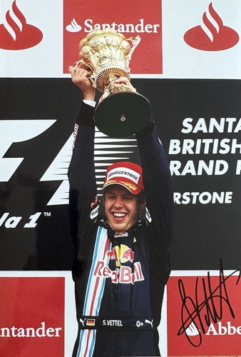 Sebastian vettel signiert - vettel,