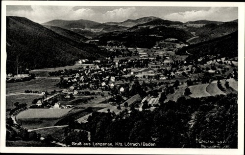 Langenau schopfheim in - ak,