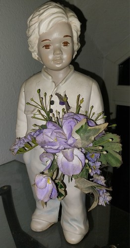 Alice figur junge - mit, blumen