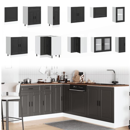 Tlg küchenschrank set - 11-tlg., küchenschrank-set