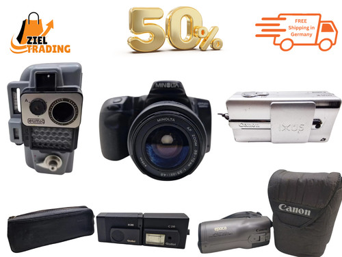 5er set filmkameras - set,