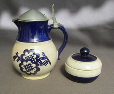 Krug und Deckeldose  R