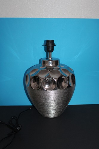 Tischlampe xxxl silber chrom - tischlampe,