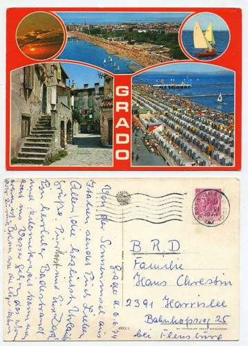 20654 grado ansichtskarte - -,