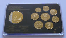 Malta Euro Prestige Specimen Set vergoldet, Pattern-Probe-Essai