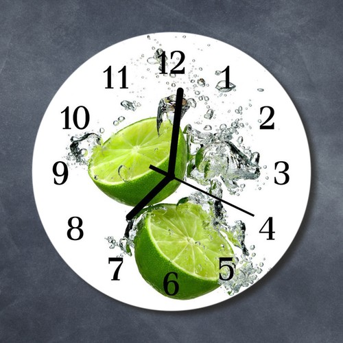 Tulup echt glas uhr - uhr, wanduhr