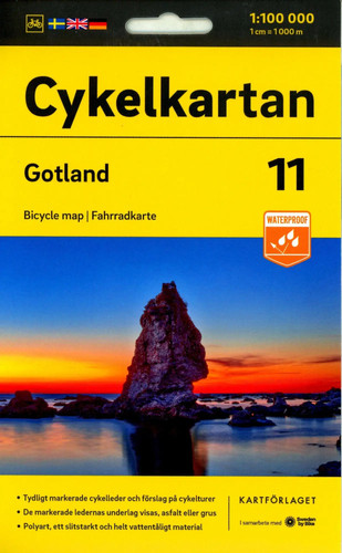Cykelkartan blad gotland - cykelkartan,