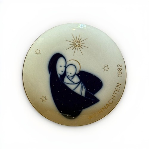 Weihnachtsteller kpm 1982 - weihnachtsteller,