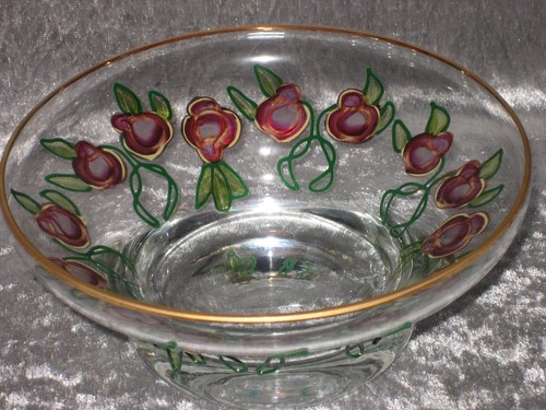Nagel glas tiffany schale - glas,