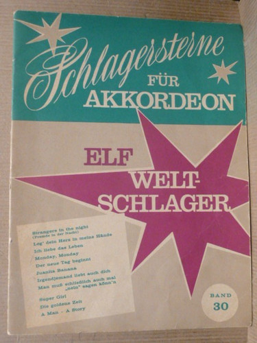 Musiknoten schlagersterne - ", "