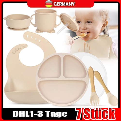 Silikon baby geschirrset mit - baby,