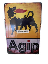 Blechschild agip motor oils - blechschild,