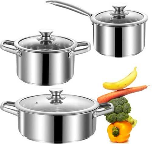 Teilige edelstahl - 6-teilige,
