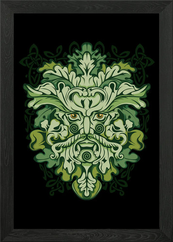 Celtic irish green - green, man