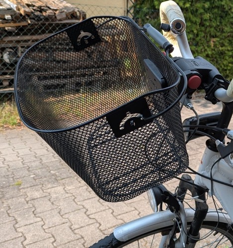 Fahrradkorb vorne klick - klick, halter
