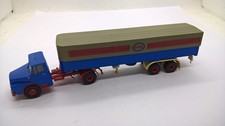 Brekina Henschel HS 16 HS Pritschensattelzug ESSO blau grau (17)