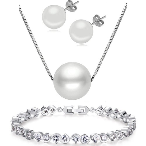 Perlen schmuckset 925 - 925, sterling