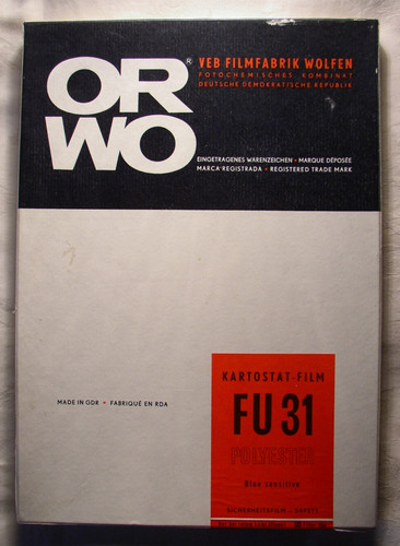 Orwo fu31 kartostat film - fu31, kartostat-film