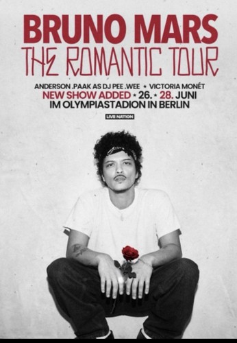 Bruno mars tickets - tickets, berlin