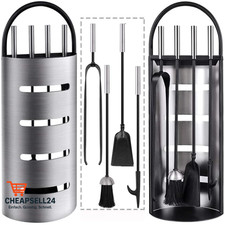 Edelstahl Kaminbesteck