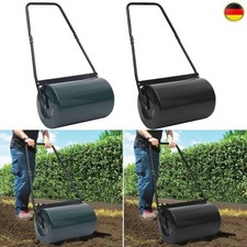 Rasenwalze 63 cm 50 Liter Schmutzabstreifer Rasen Boden Acker Garten Hand Walze