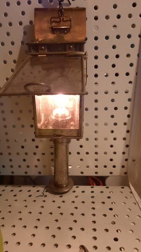 Alte antike postkutschenlampe - alte,