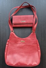 neue Damen Handtasche Umhängetasche, Eternal Love, rot, mit passendem Geldbeutel