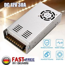 Einbaunetzteil AC/DC Schaltnetzteil 220V AC auf DC 12V 30A 360W Transformator