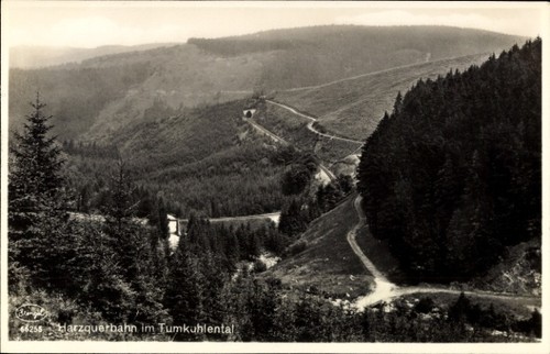 Harzquerbahn im - ak,