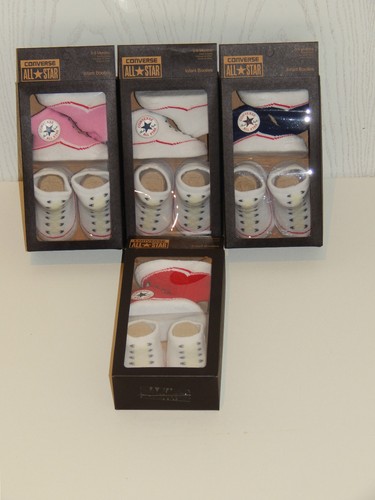 Converse baby booties 2pk - booties,