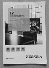 Original TV Bedienungsanleitung für Grundig 48VLE4520BF Fernseher