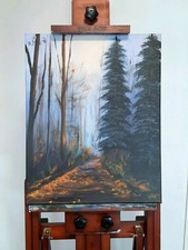 Herbst Wald Bäume Original