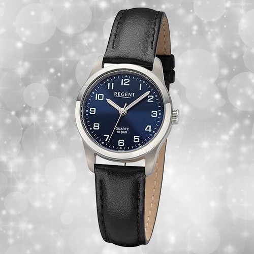 Armbanduhr leder schwarz damen - leder,