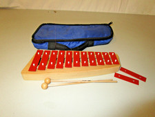 11 Noten Glockenspiel Xylophon für Kinder Musikinstrument mit Tasche - Klöppel