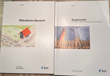BVS Lehrbücher Bd 6 Staatsrecht und Bd 26 Öffentliches Baurecht 2025