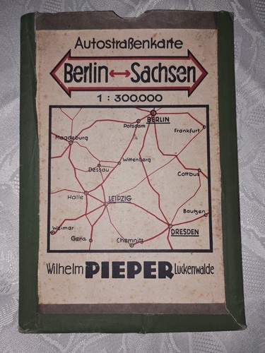 Alte straßenkarte 30er jahre - straßenkarte,