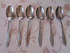 6 alte  Suppenlöffel